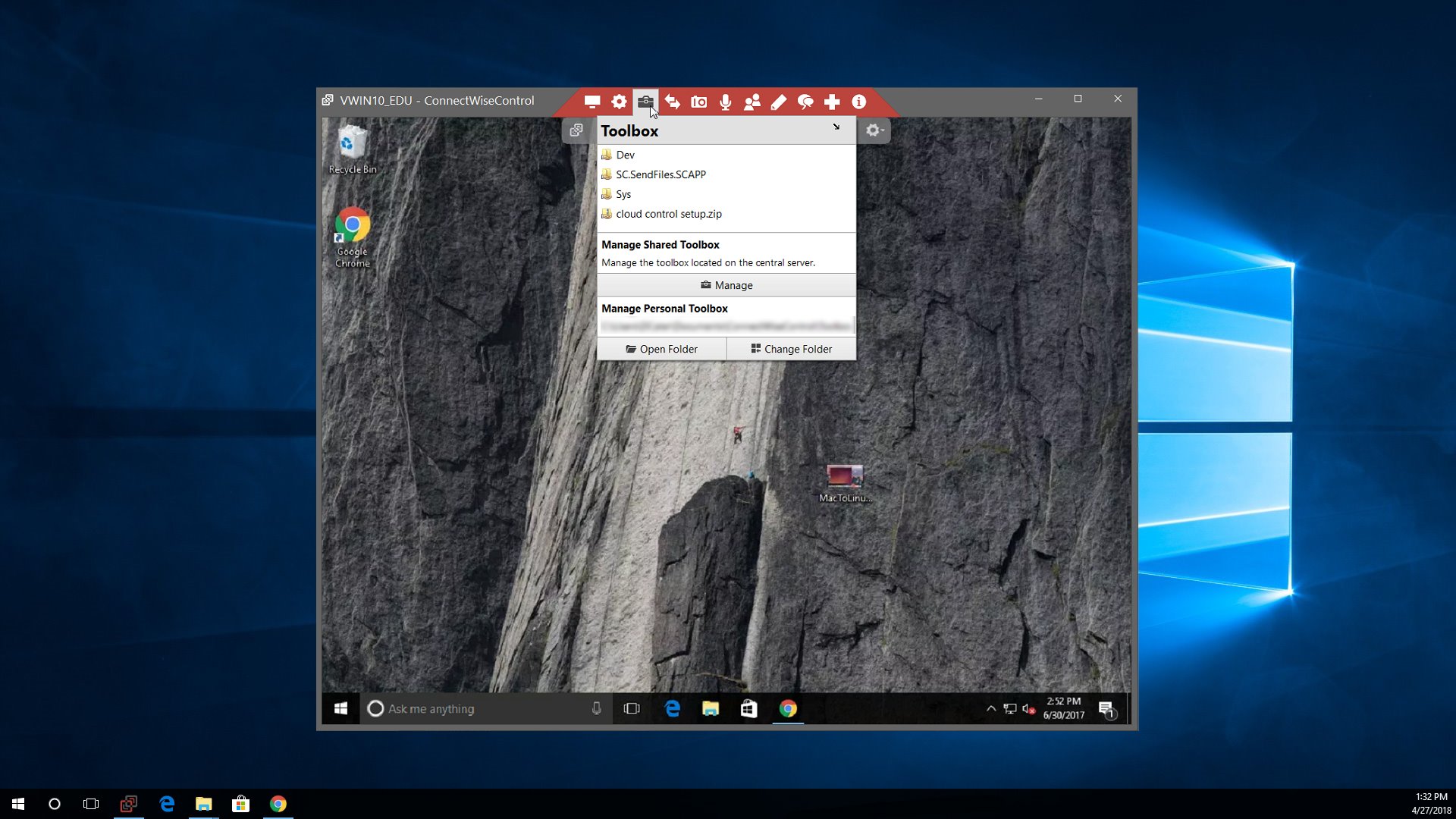 ConnectWise ScreenConnect screenshot & Video