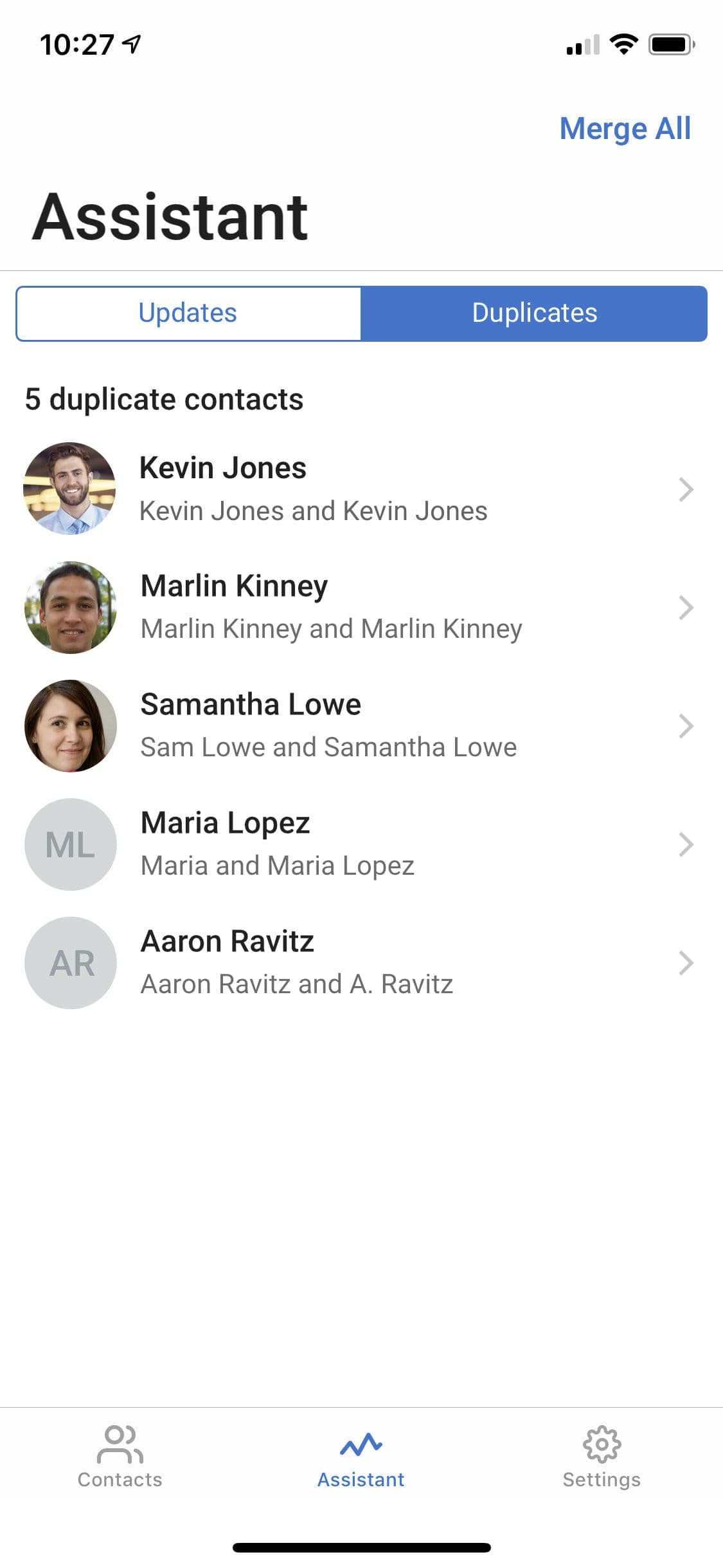 Contacts+ Screenshot