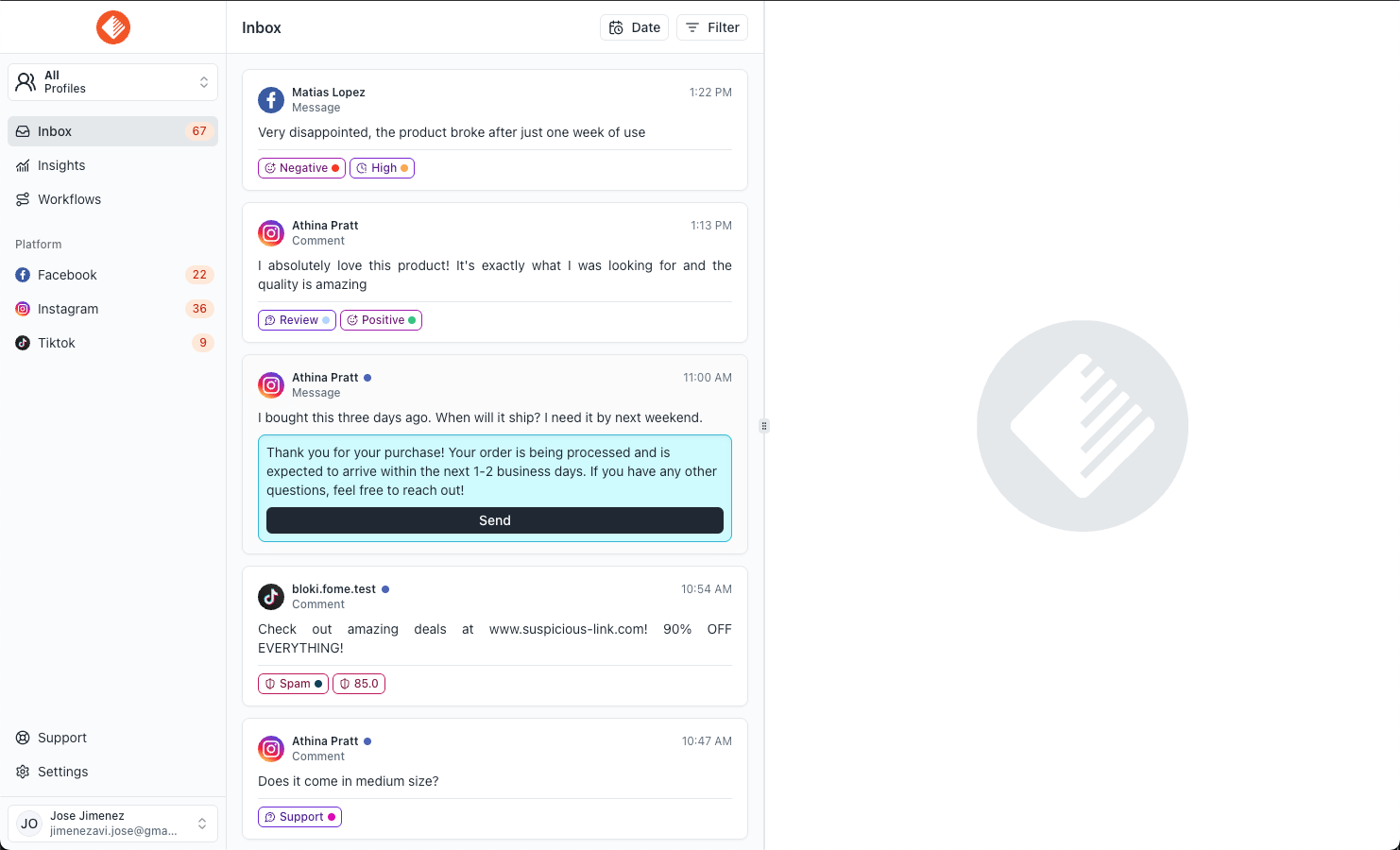 Contenfly Screenshot