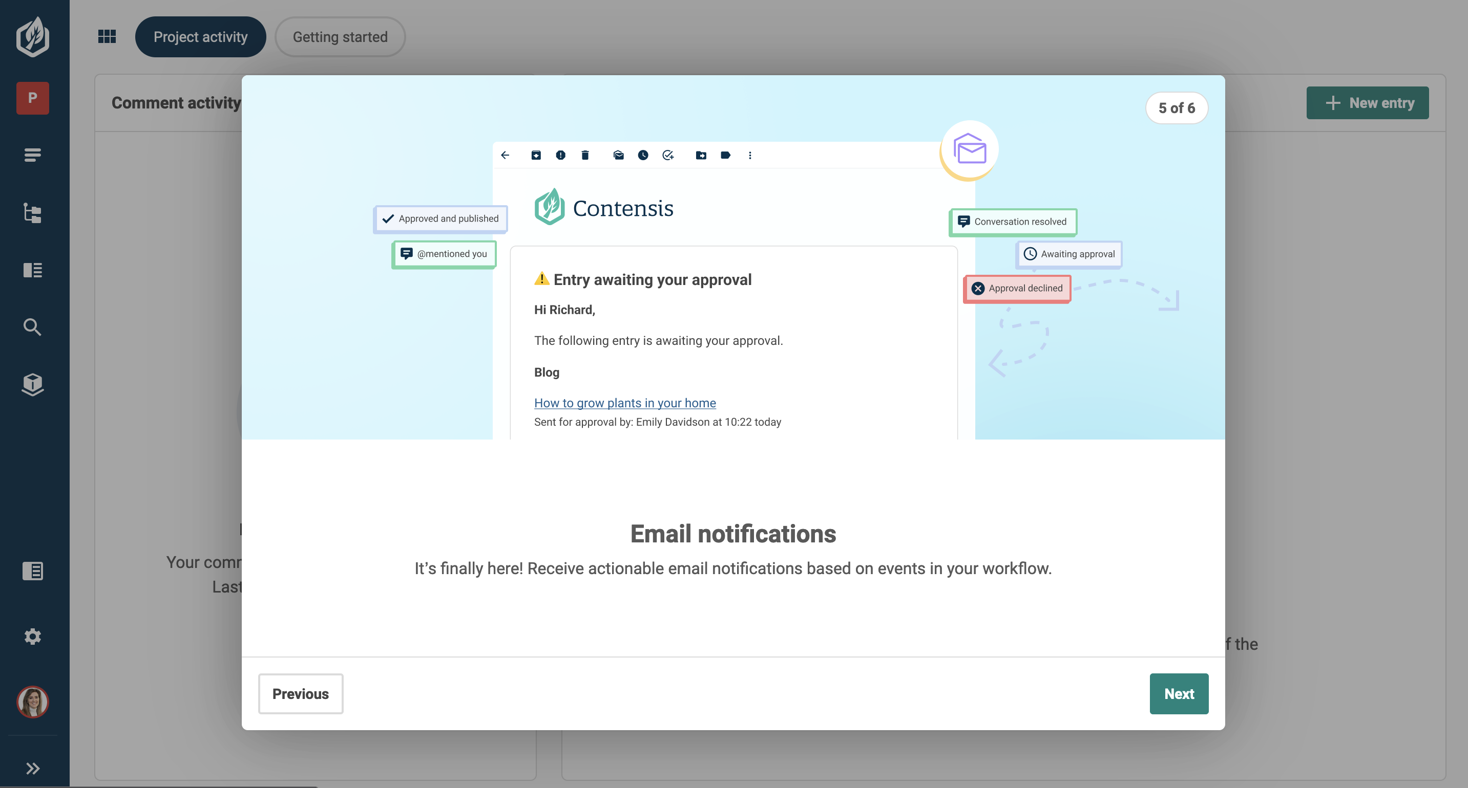 Contensis Screenshot
