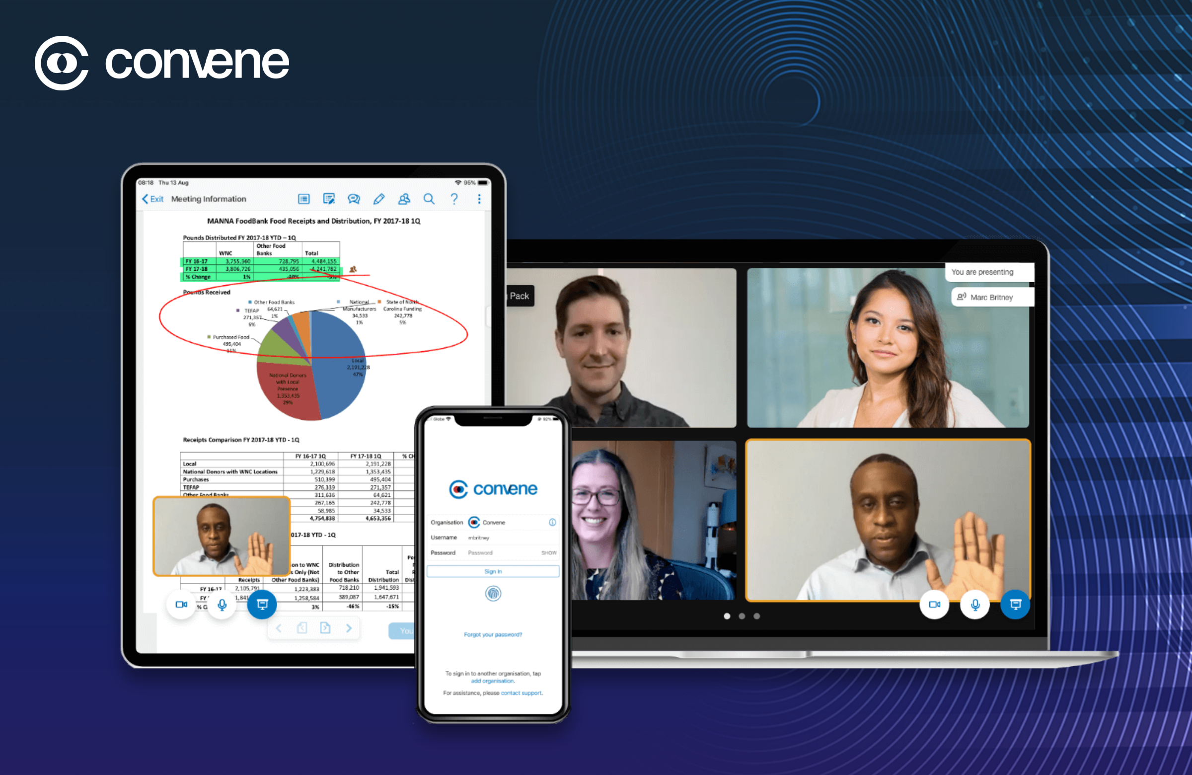 Convene screenshot & Video