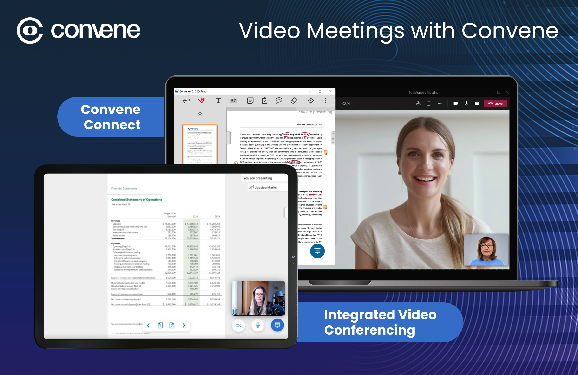 Convene screenshot & Video