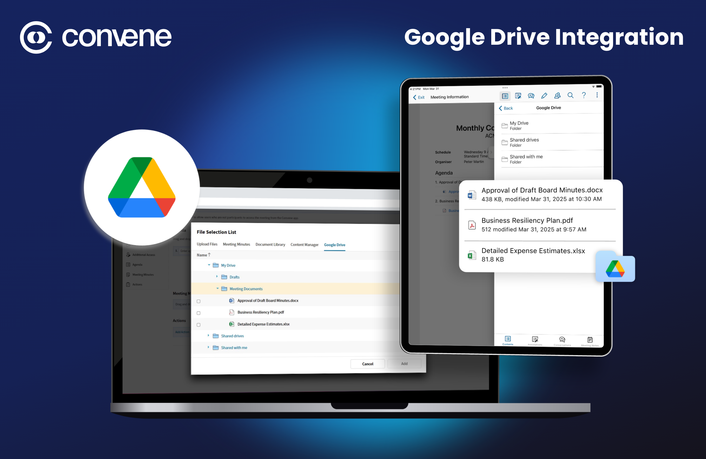 Convene screenshot & Video
