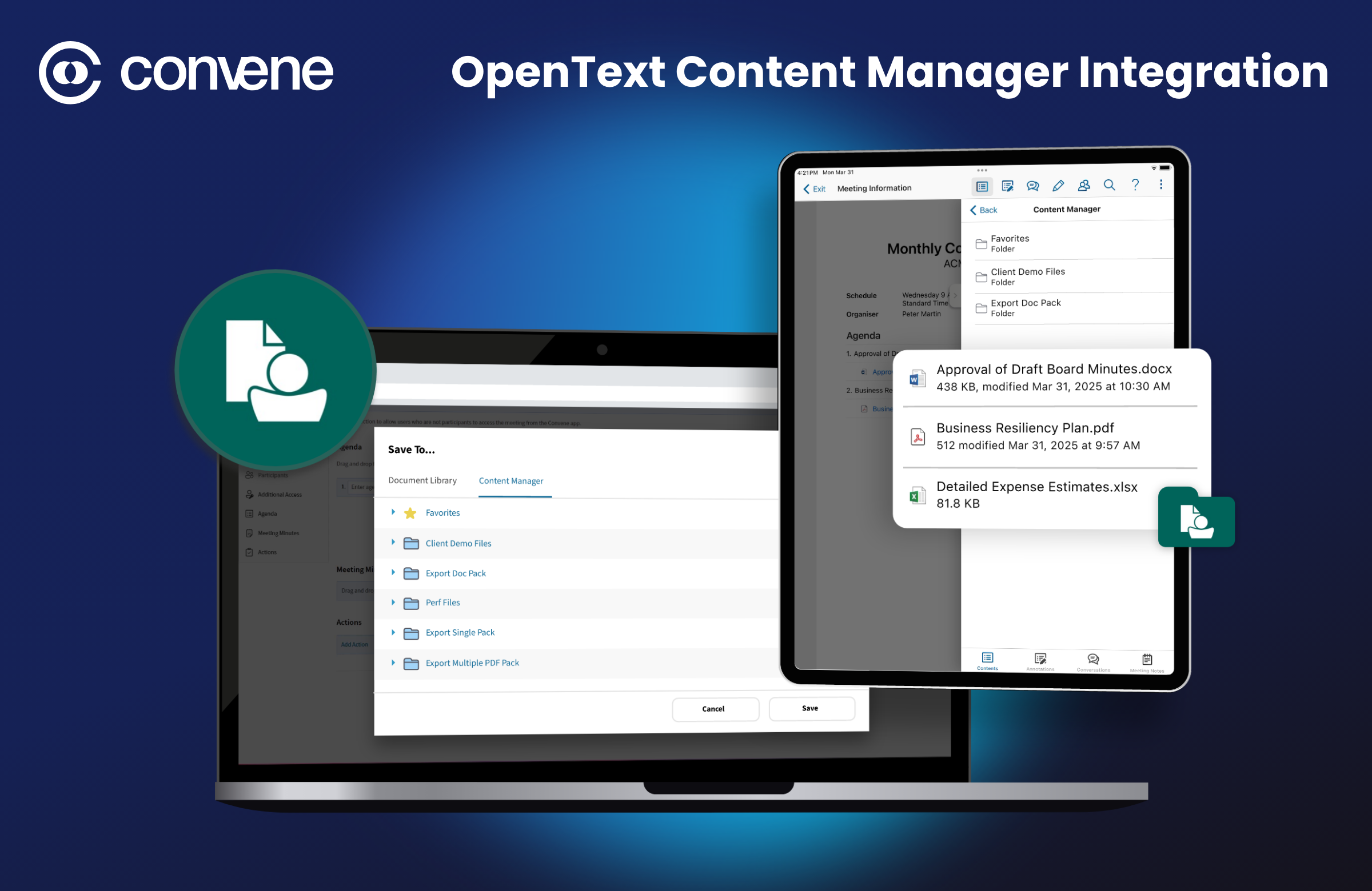 Convene screenshot & Video