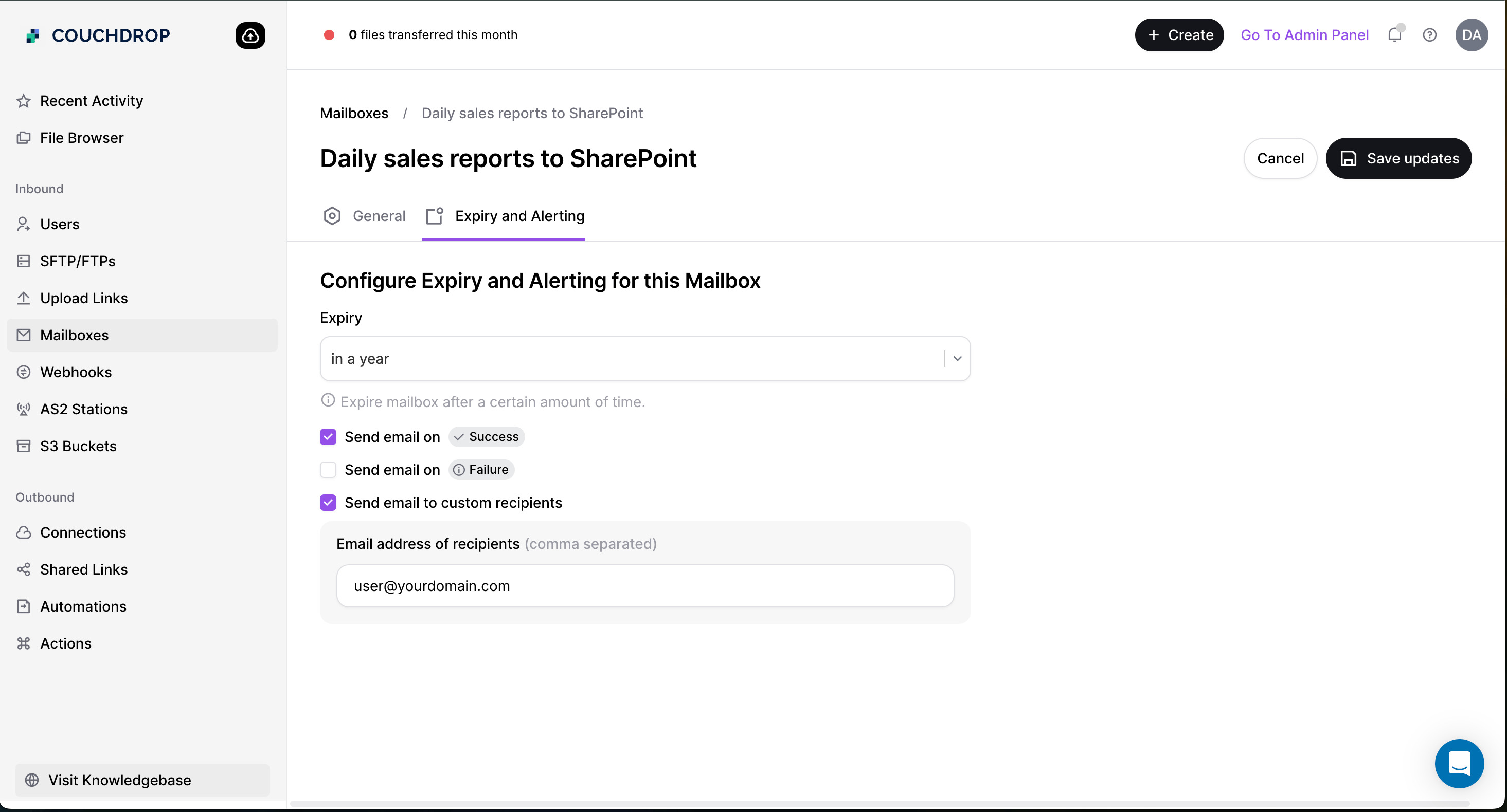 Couchdrop screenshot & Video
