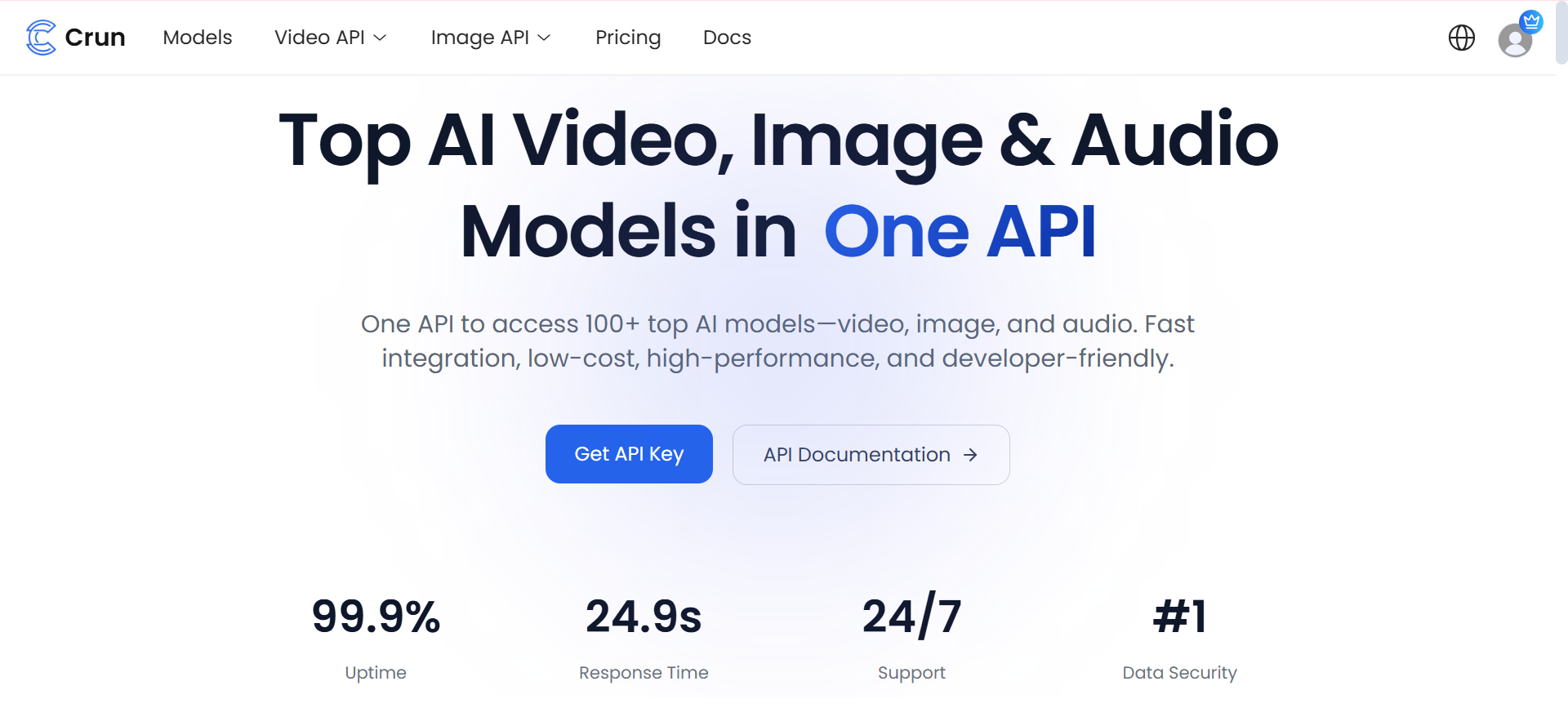 Crun.ai API Screenshot