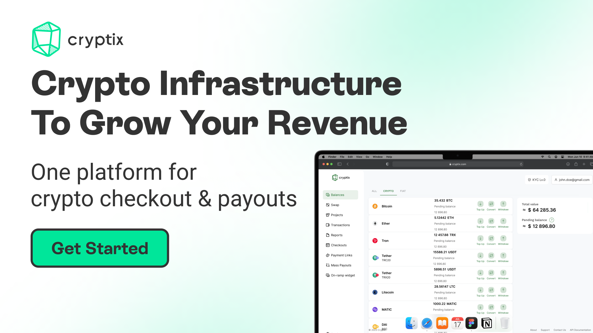 Cryptix.io Screenshot