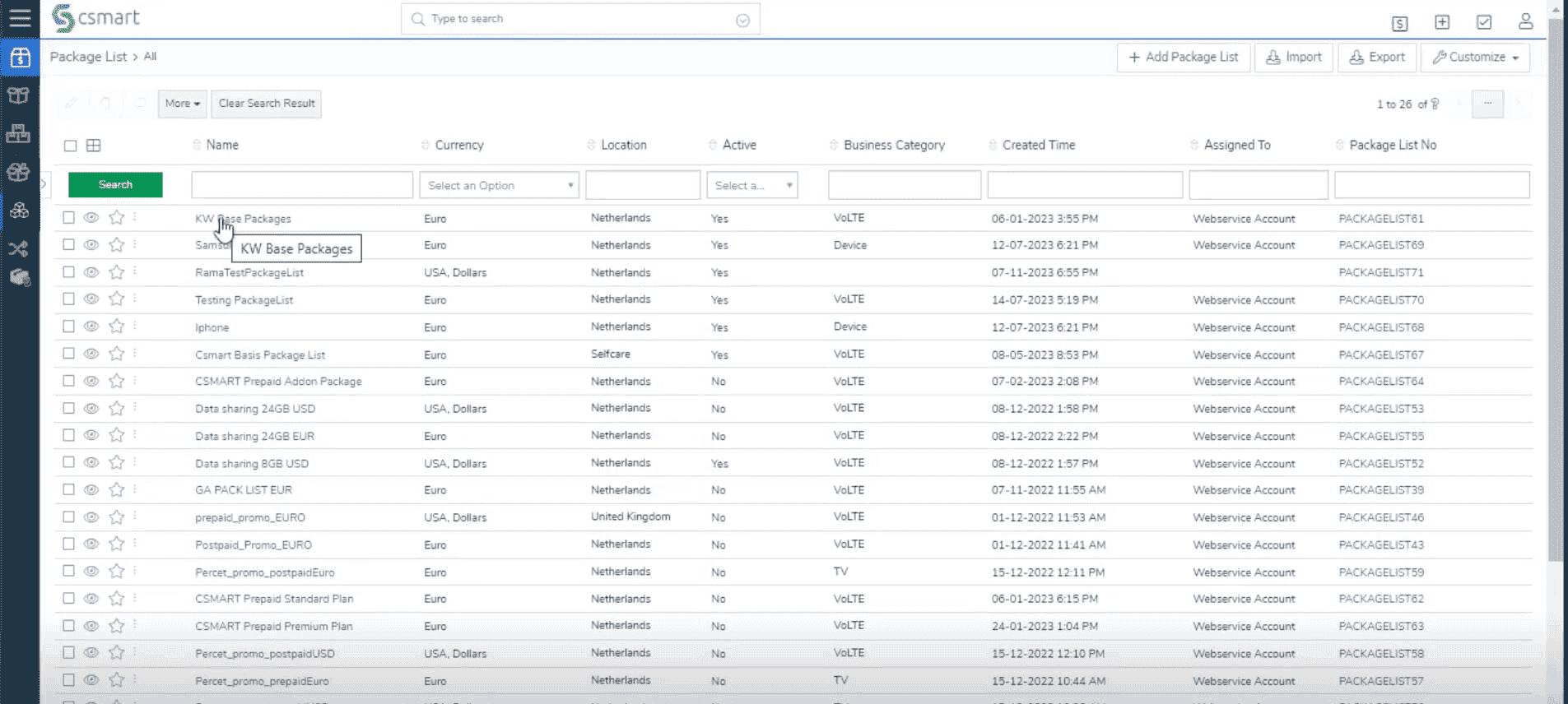 Csmart CPQ screenshot & Video