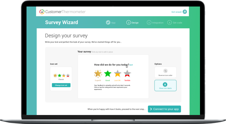 Customer Thermometer screenshot & Video