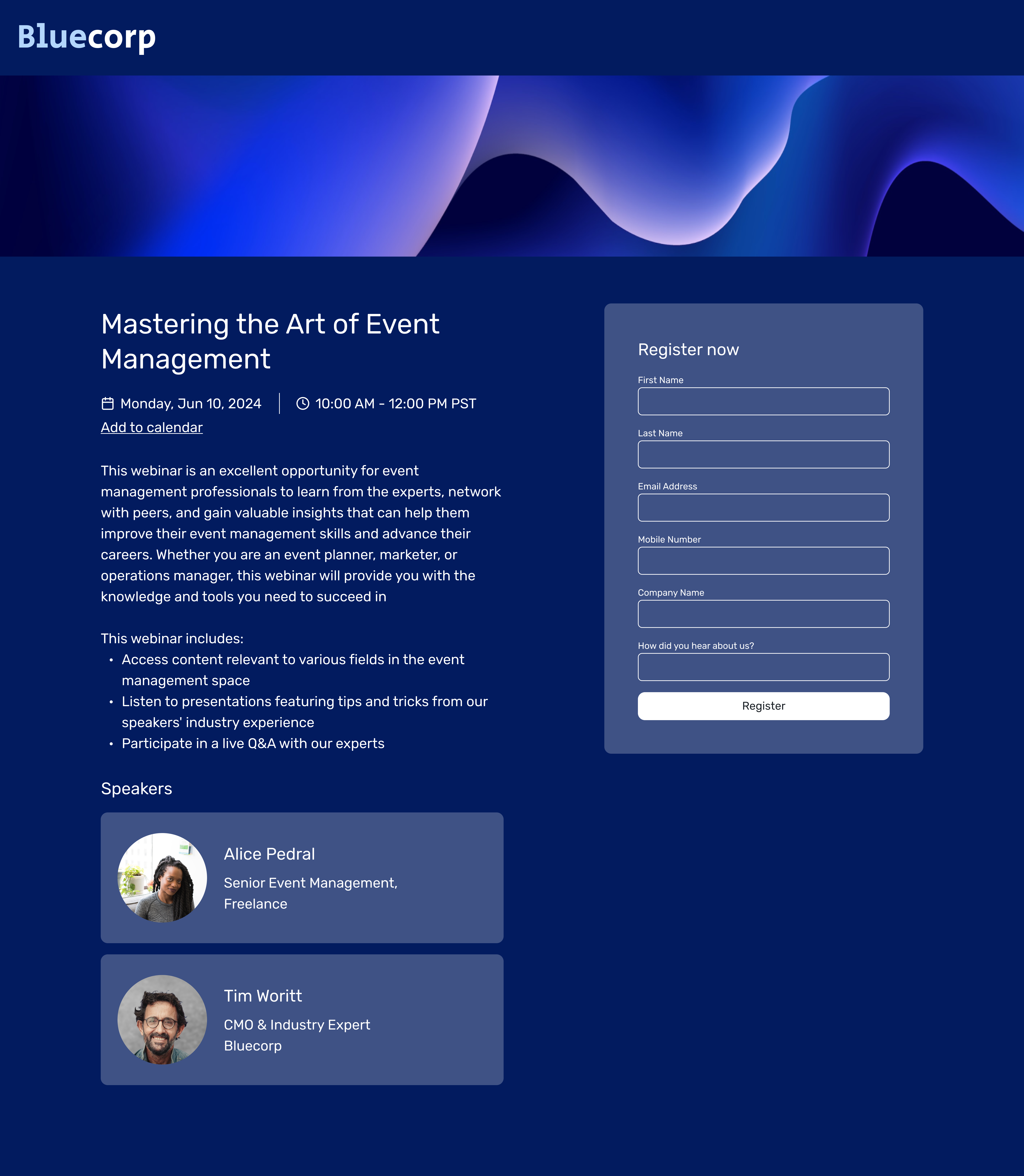Cvent Webinar Screenshot