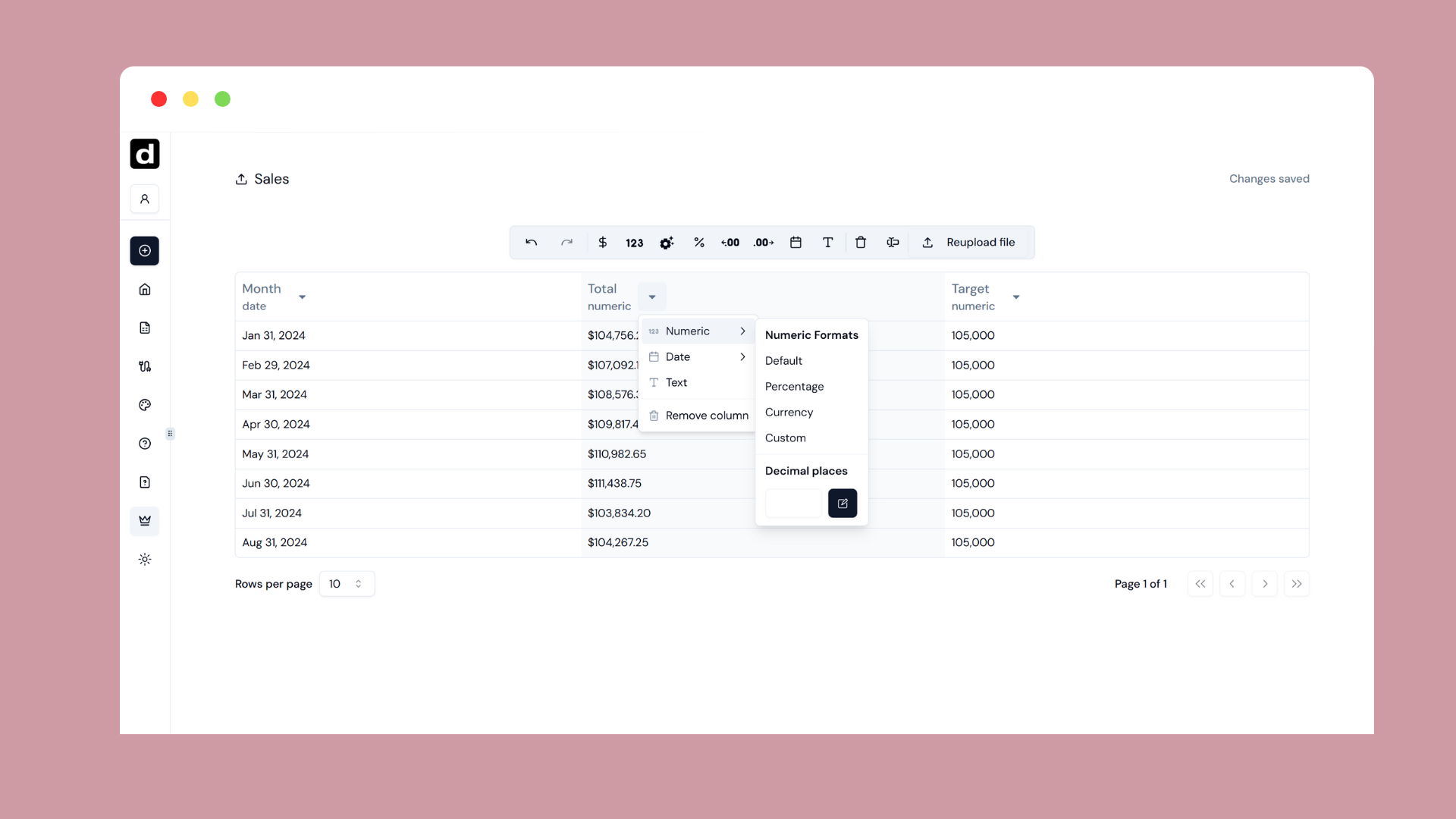 Dashbreeze Screenshot