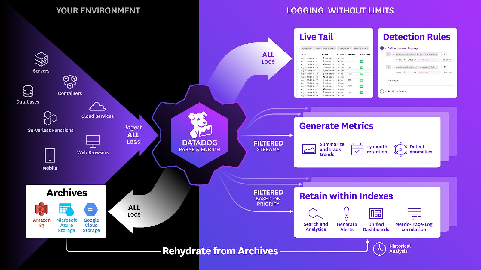 Datadog screenshot & Video