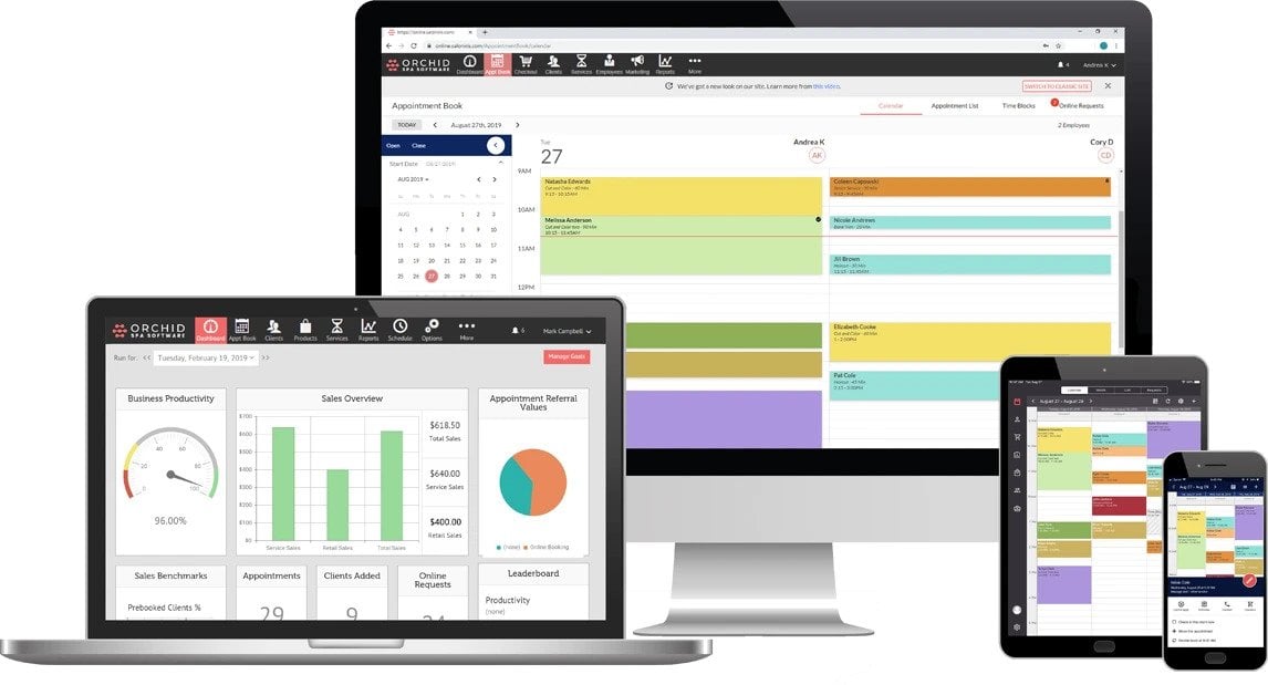 DaySmart Spa Screenshot