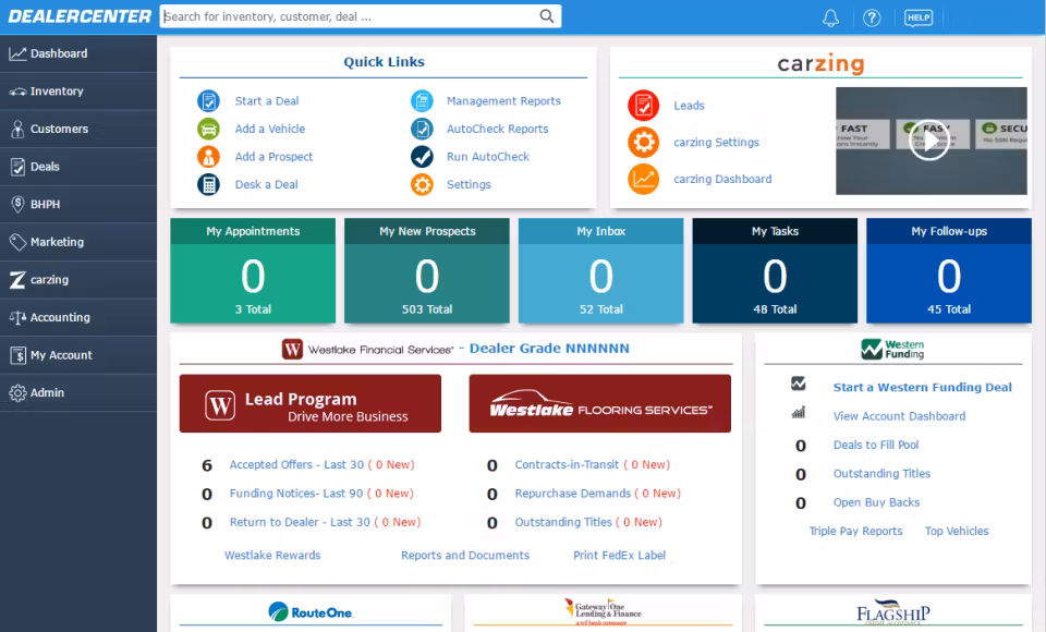 DealerCenter screenshot & Video
