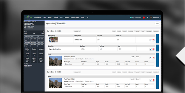 DeBox Global – TRAVCRM Screenshot