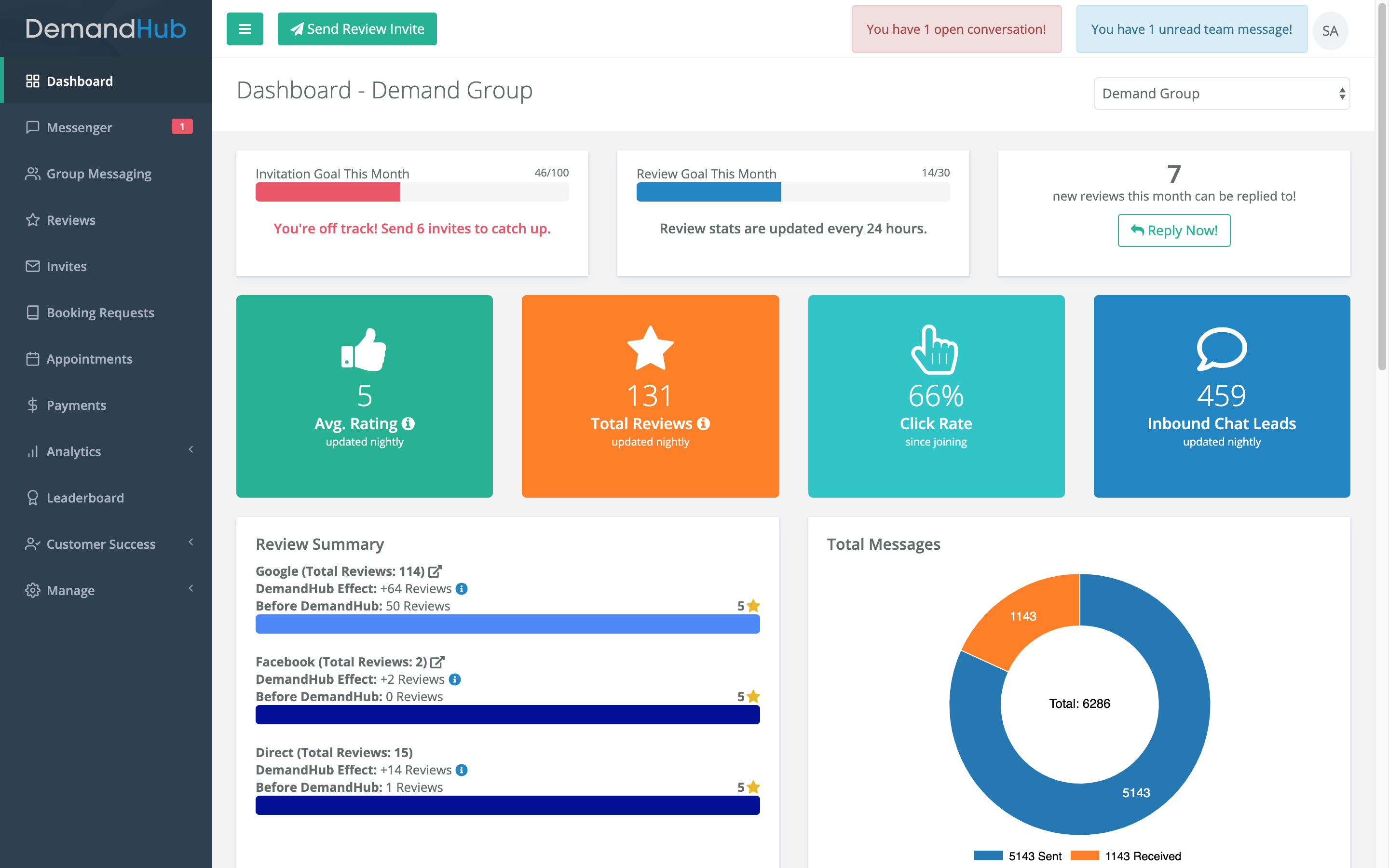 DemandHub Screenshot
