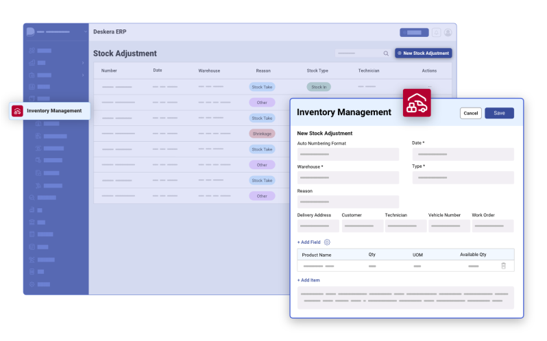 Deskera ERP screenshot & Video