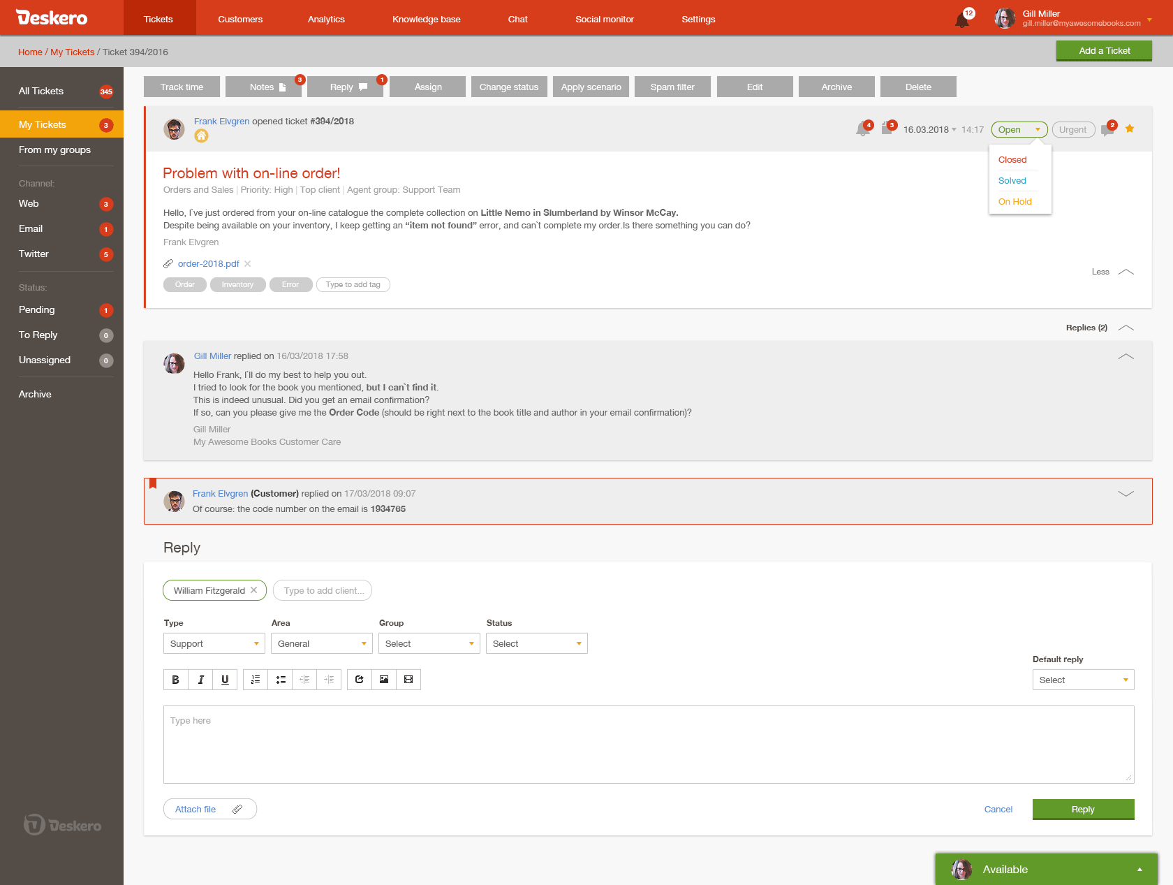 Deskero Screenshot