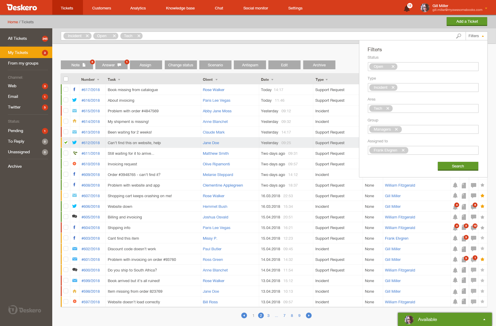 Deskero Screenshot