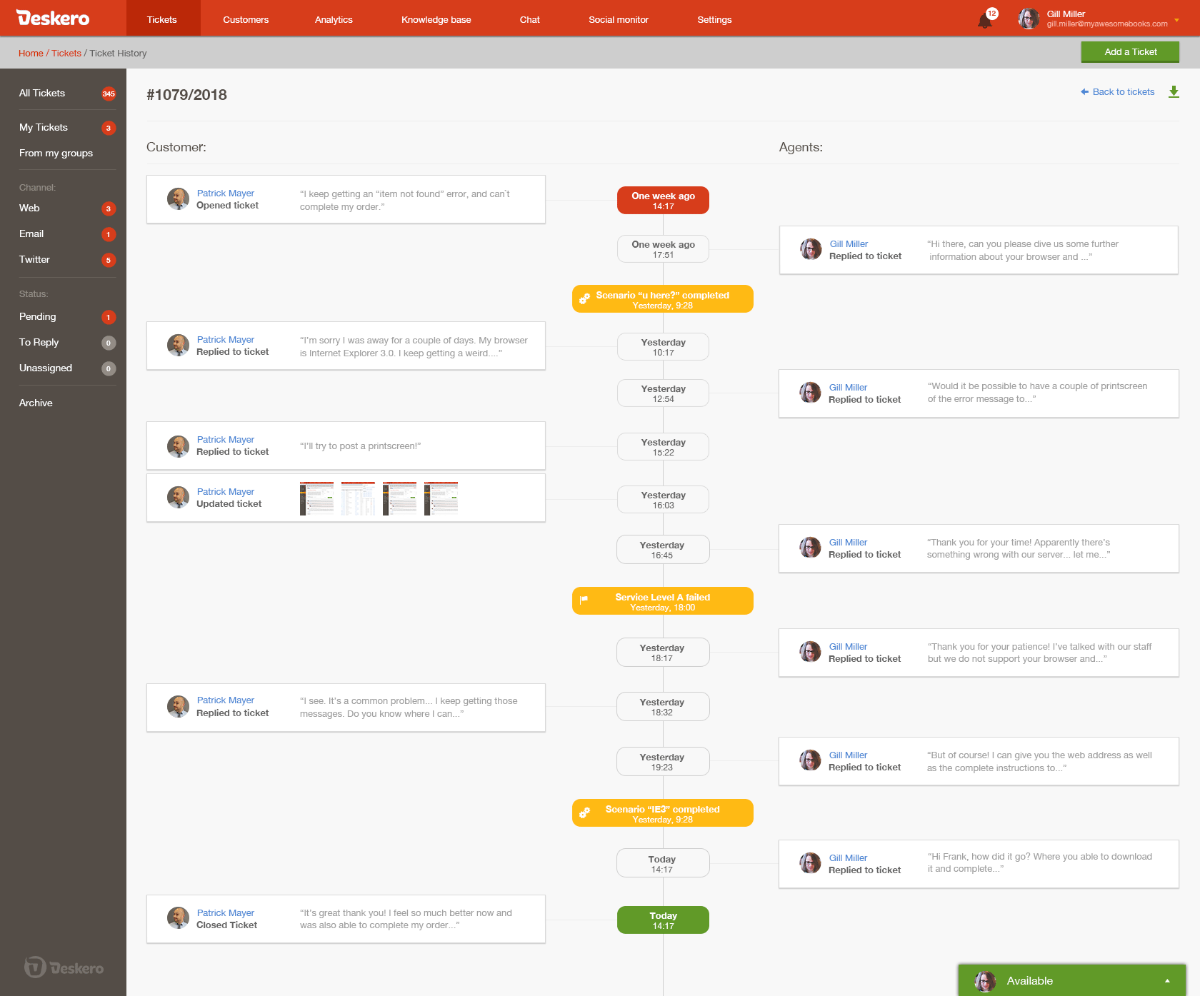 Deskero Screenshot
