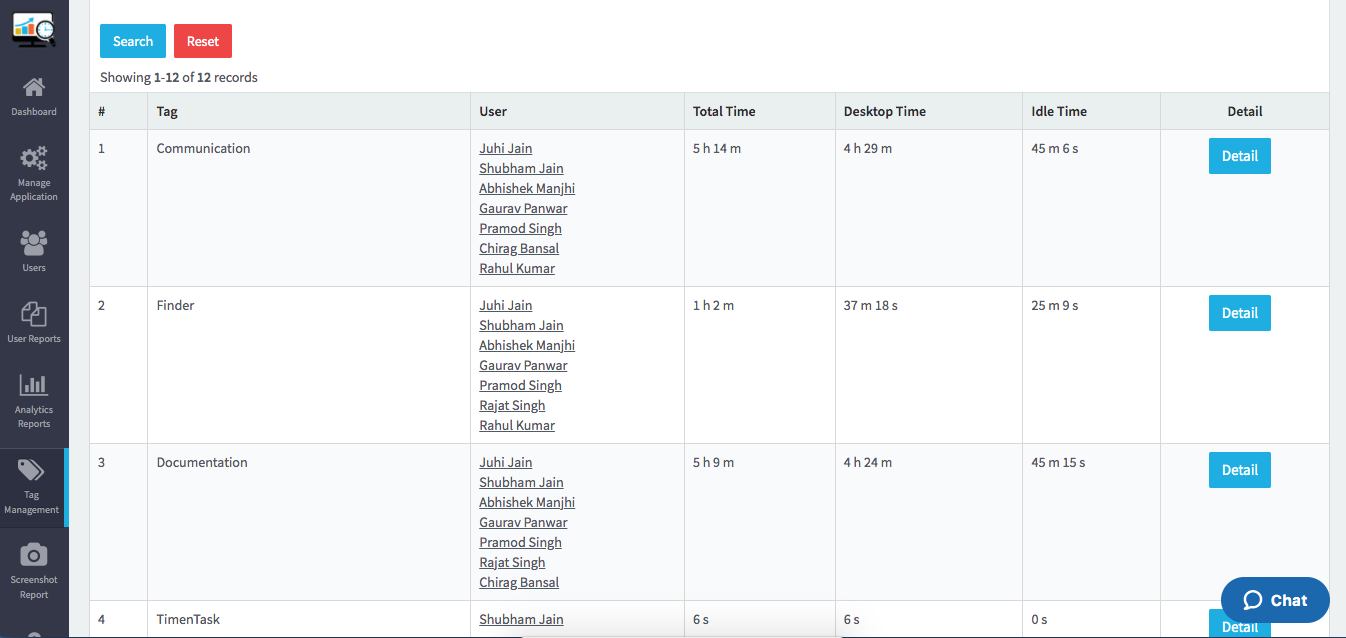 DeskTrack screenshot & Video