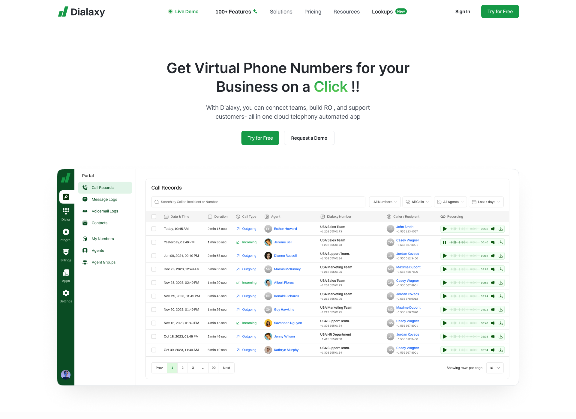 Dialaxy Screenshot
