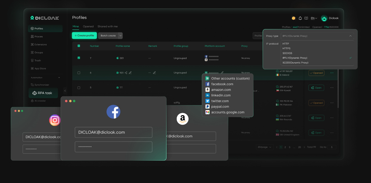 DICloak Screenshot
