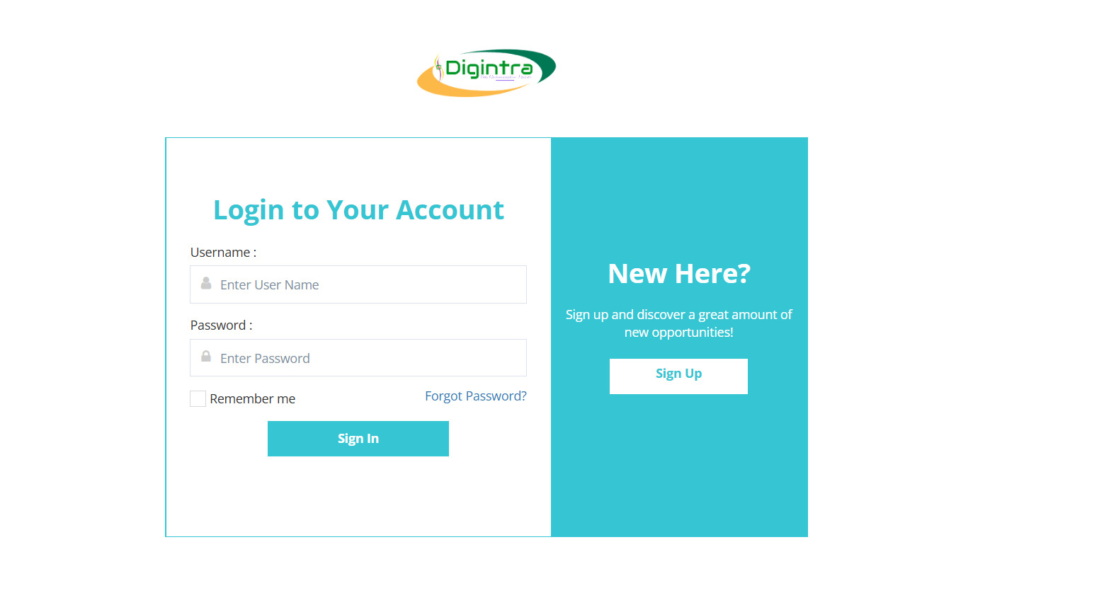 DIGINTRA Screenshot