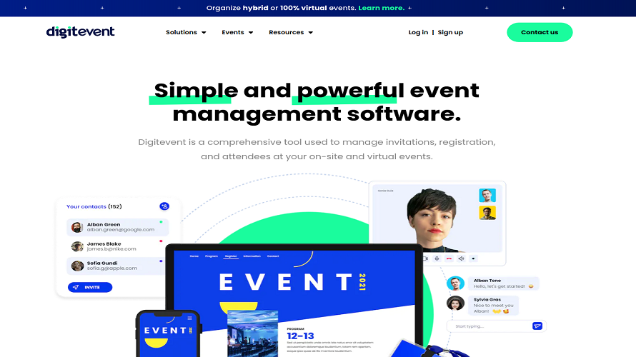 Digitevent Screenshot