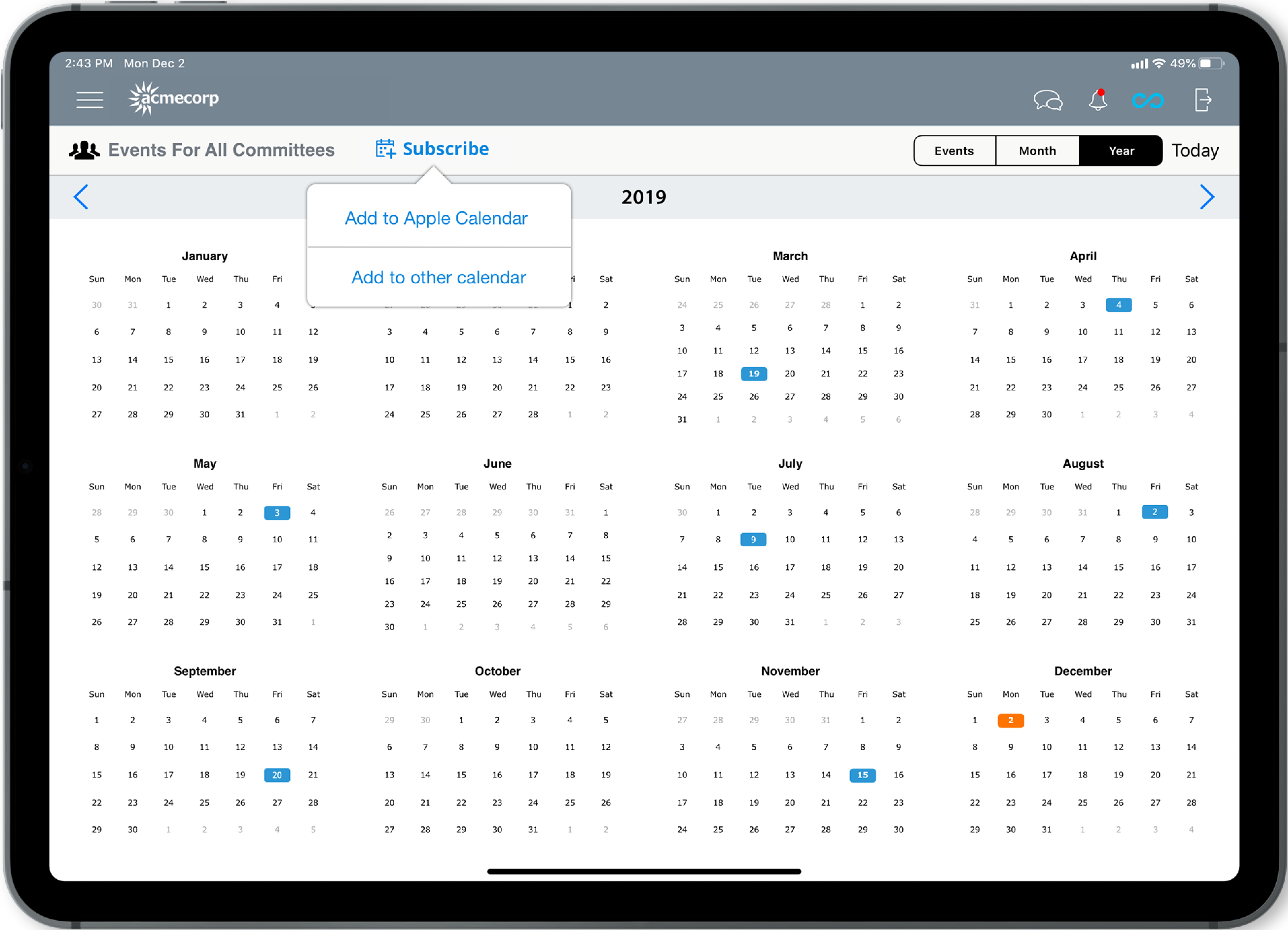 Diligent Boards Screenshot