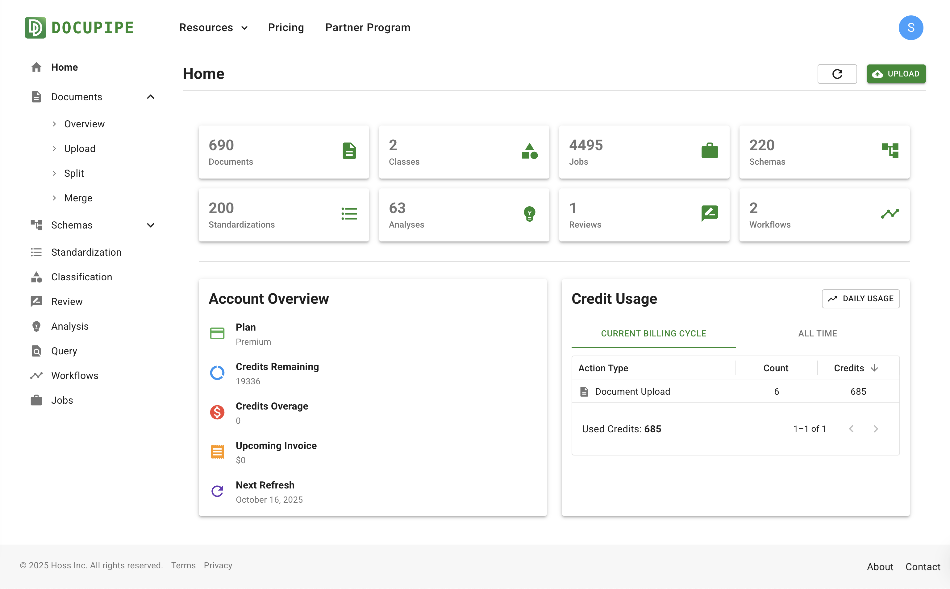DocuPipe Screenshot