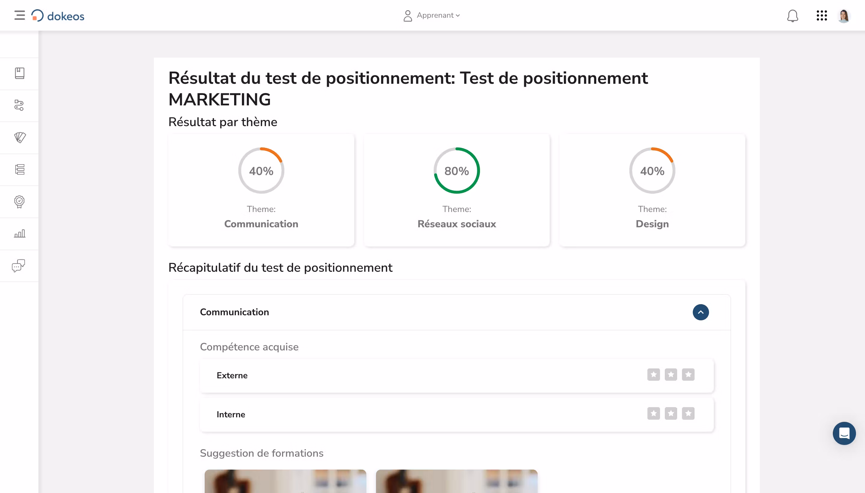 Dokeos screenshot & Video