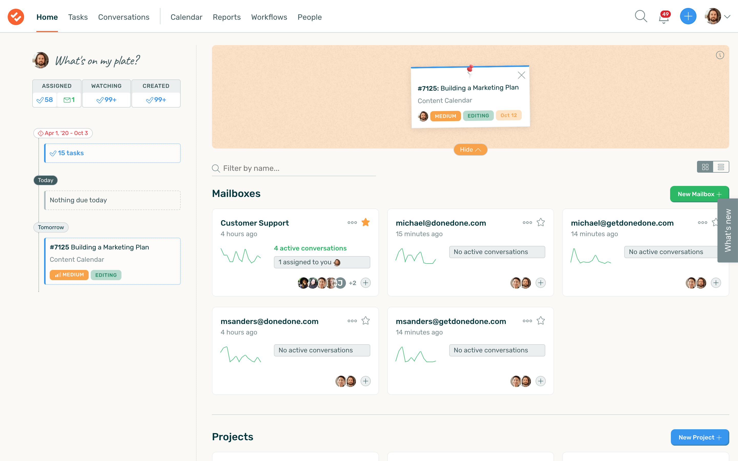 DoneDone Screenshot