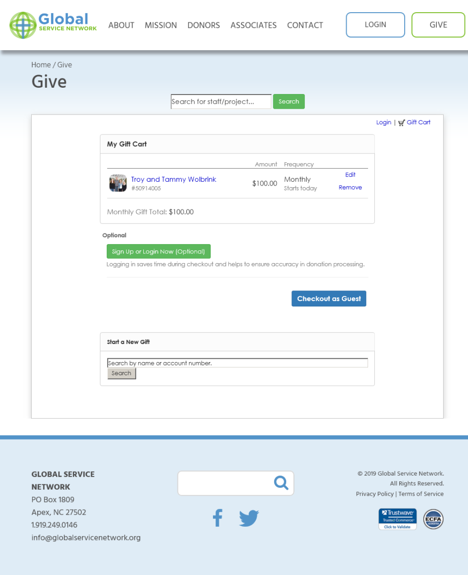 DonorHub Screenshot