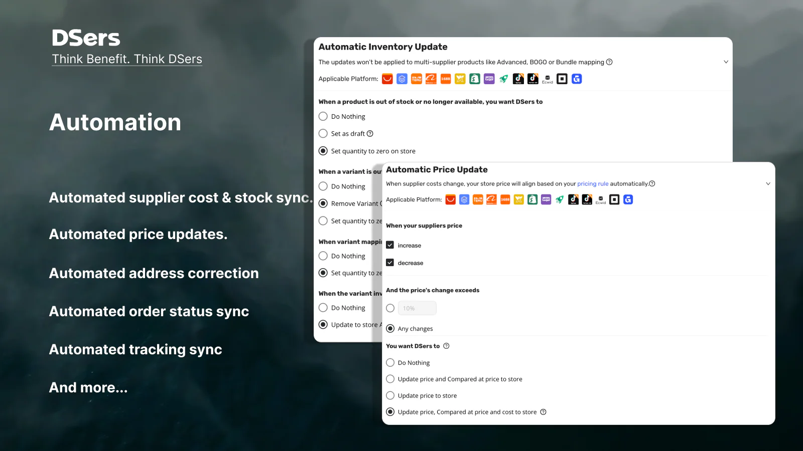 DSers Screenshot