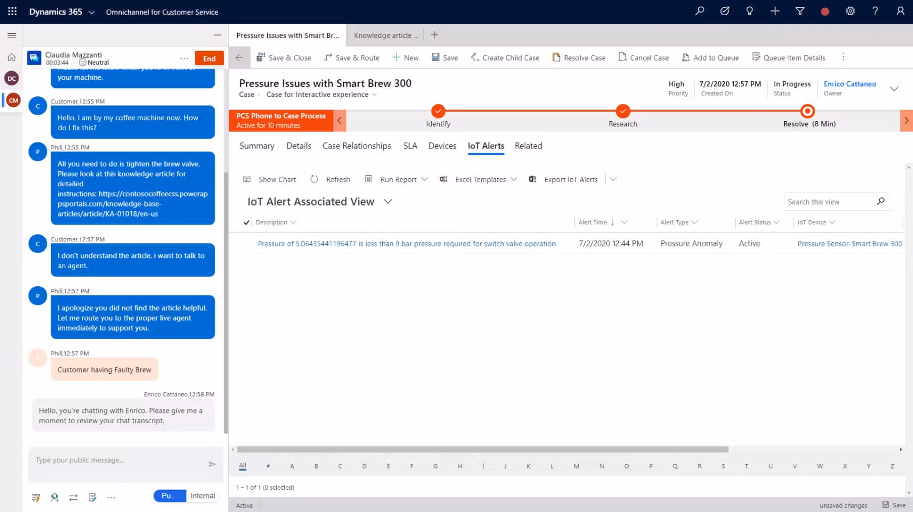 Dynamics 365 Customer Service screenshot & Video