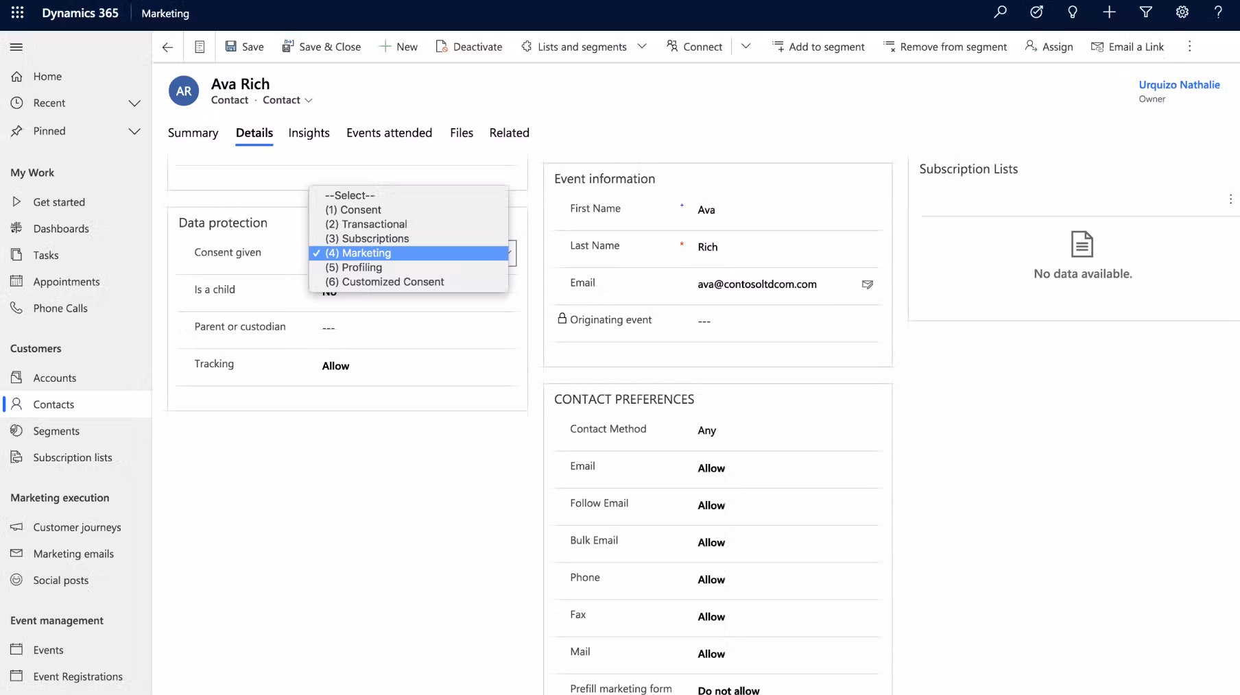 Dynamics 365 Marketing screenshot & Video