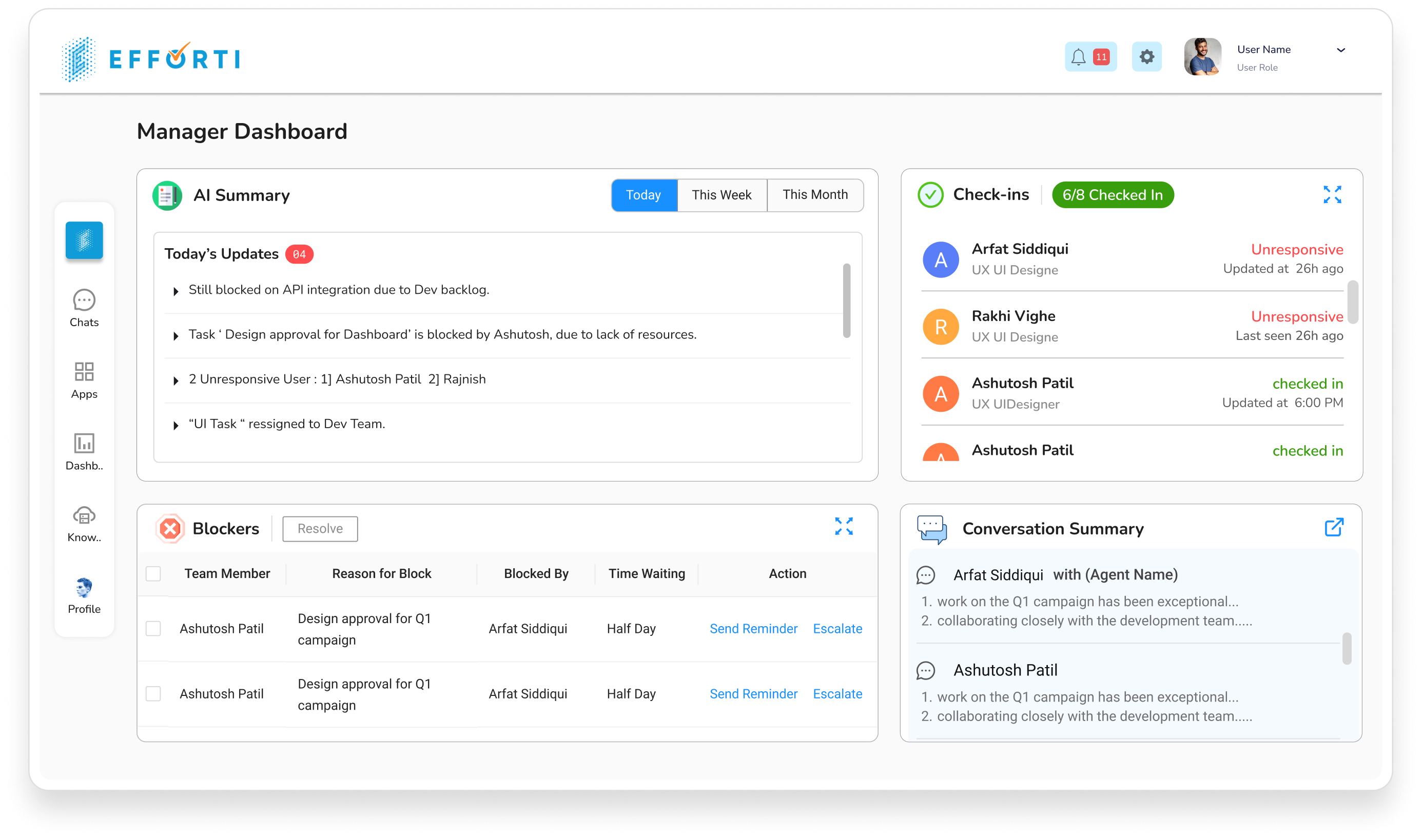 Efforti Screenshot