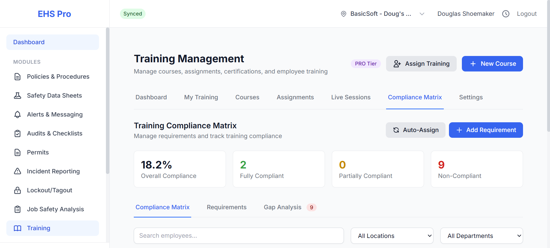 EHSpro Screenshot
