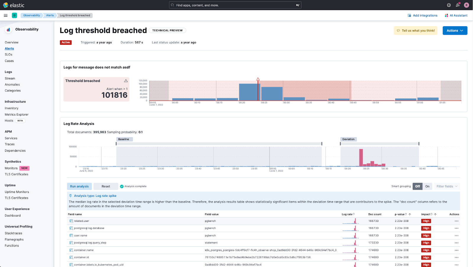 Elastic Observability screenshot & Video