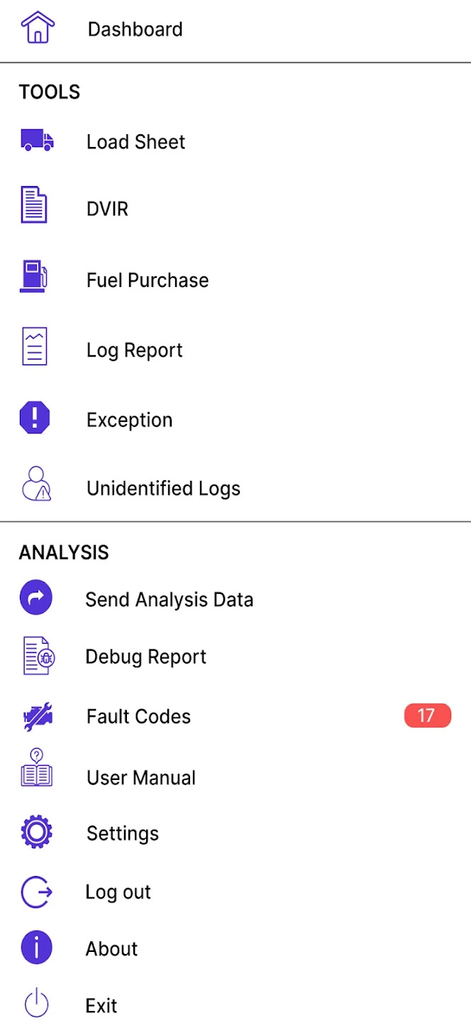 ELD Mandate Screenshot