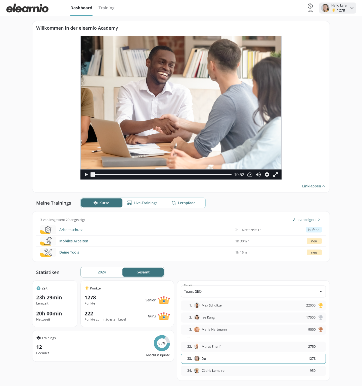 elearnio Screenshot