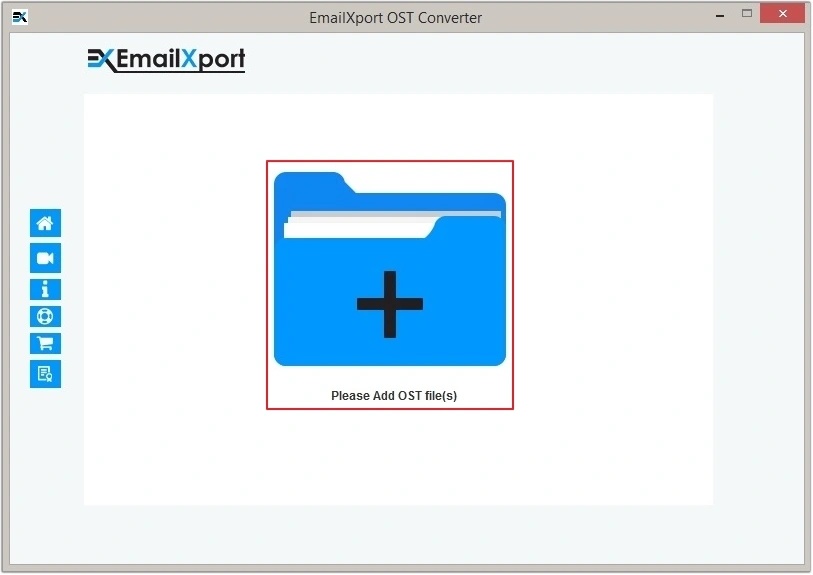 EmailXport OST Converter Screenshot