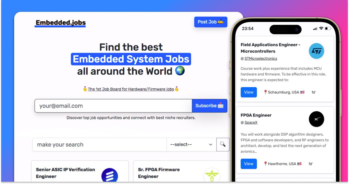 EmbeddedJobs Screenshot