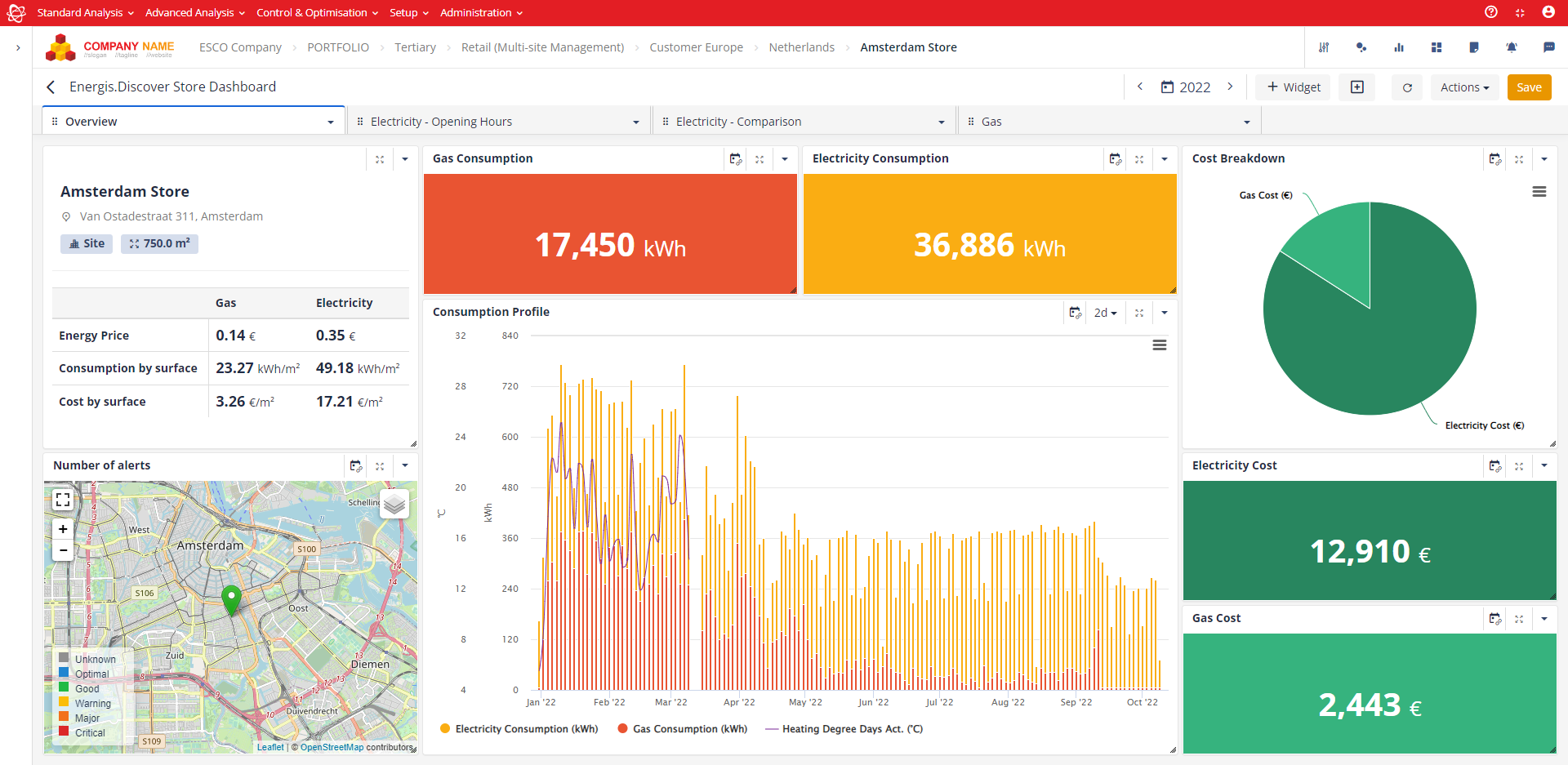 Energis.Cloud Screenshot