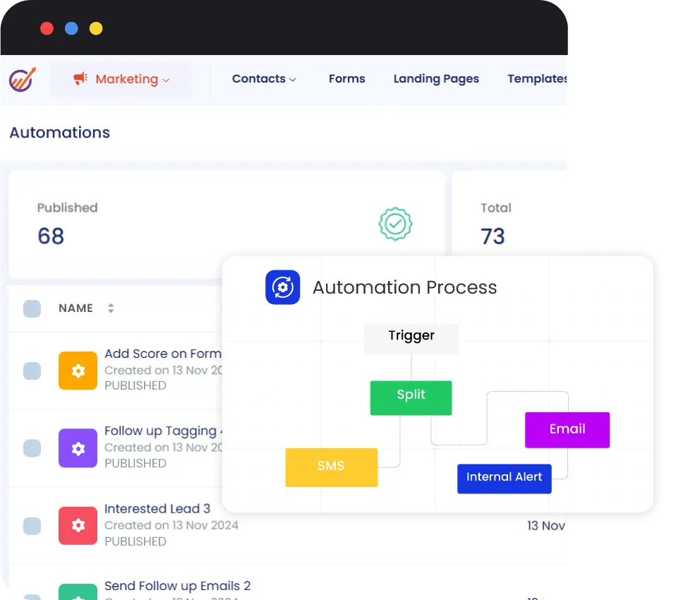 EngageBay CRM Screenshot