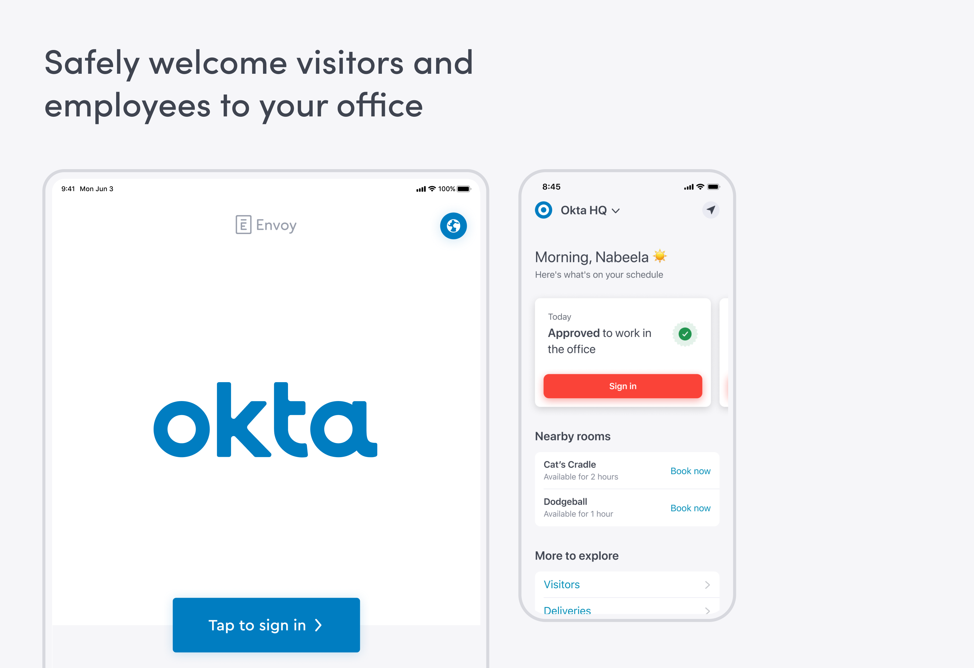 Envoy Visitors Screenshot