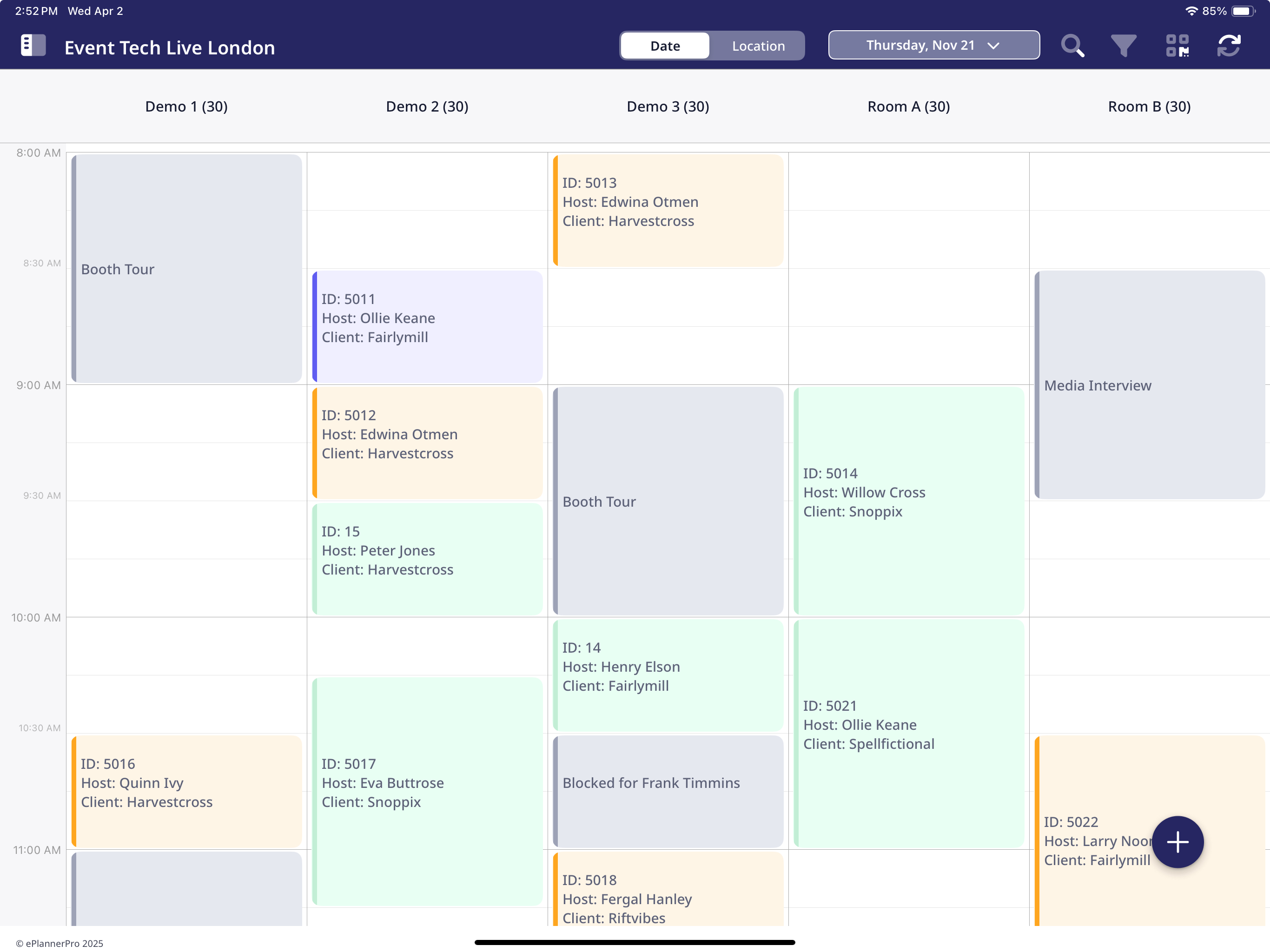 ePlannerPro Screenshot