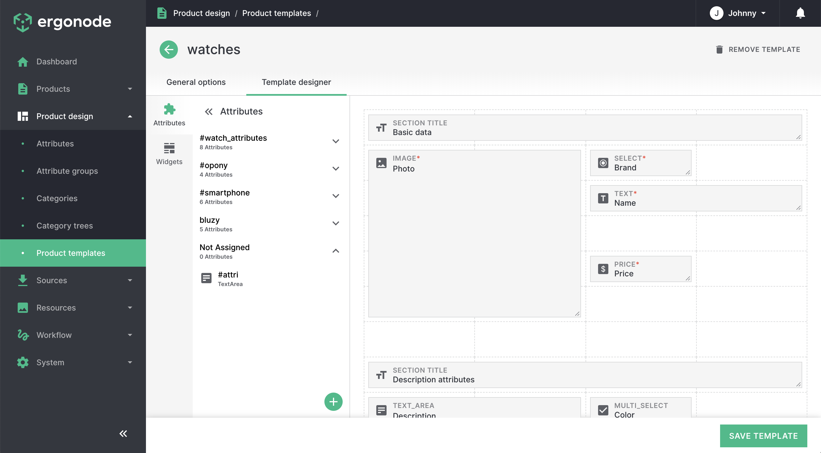 Ergonode Screenshot