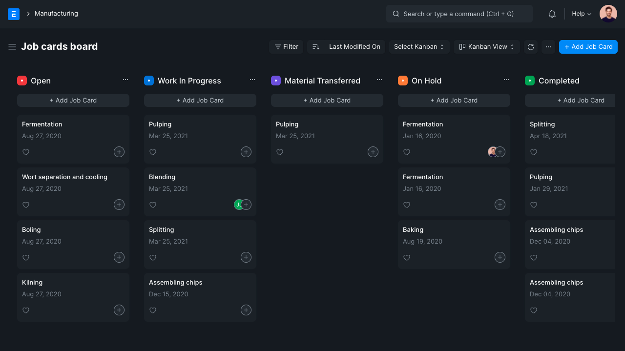 ERPNext Screenshot